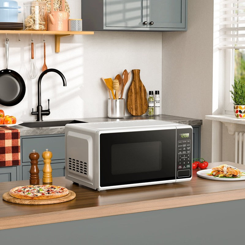 0.7 Cu Ft Countertop Microwave Oven, 700 Watts, White10