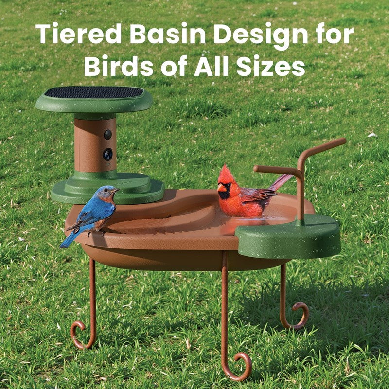 Smart Bird Bath with Camera Solar Powered, AI Identify, Live View, Instant Notif6