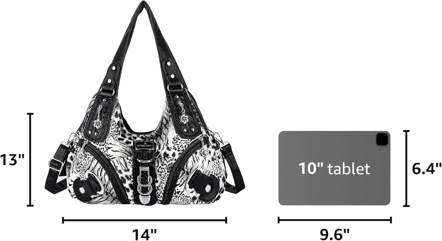Angelkiss Women's Hobo Purse Handbag Daily Shoulder Bag
