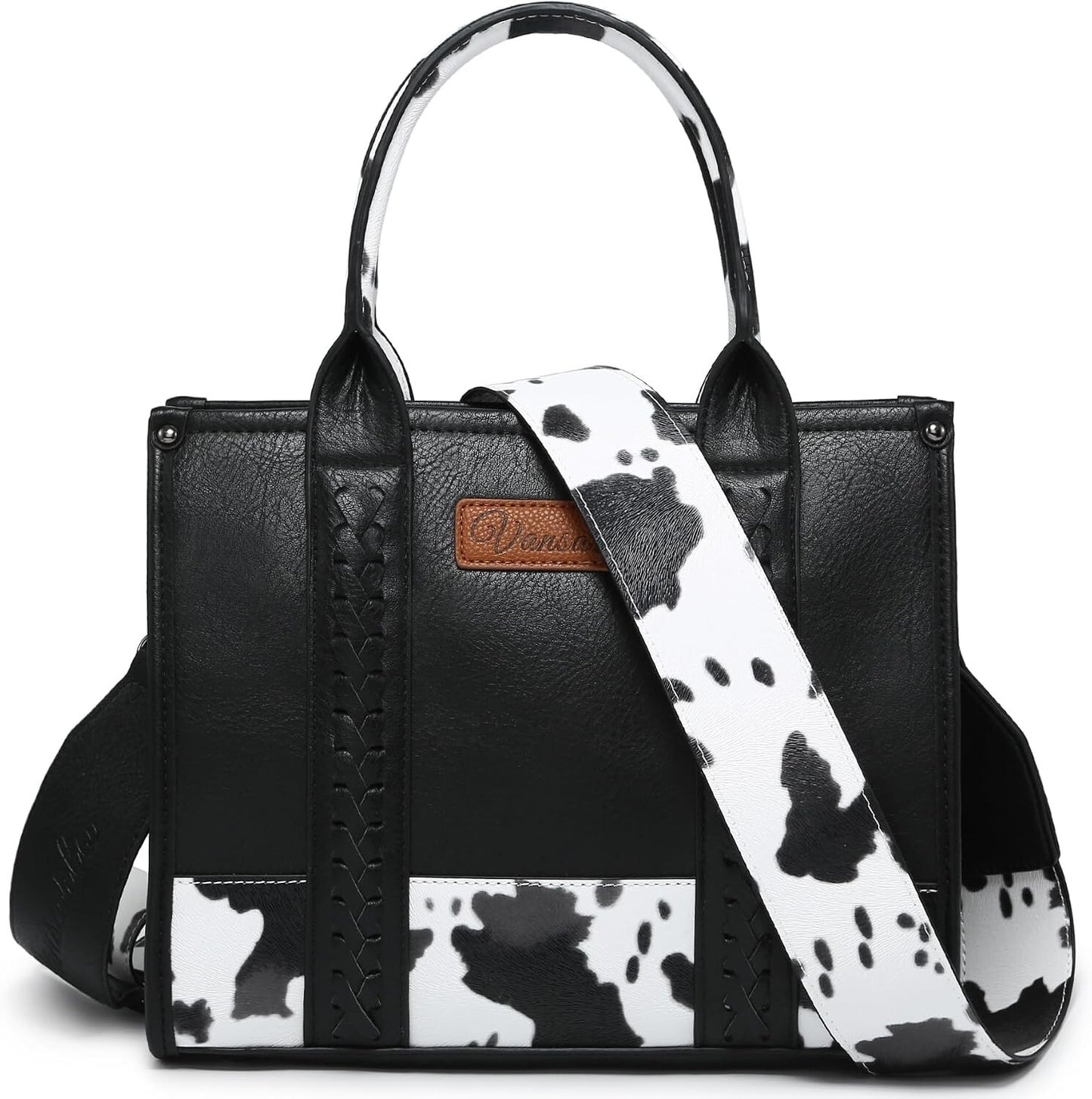 Women's Tote Bag Boho Shoulder Purse with Wristle
