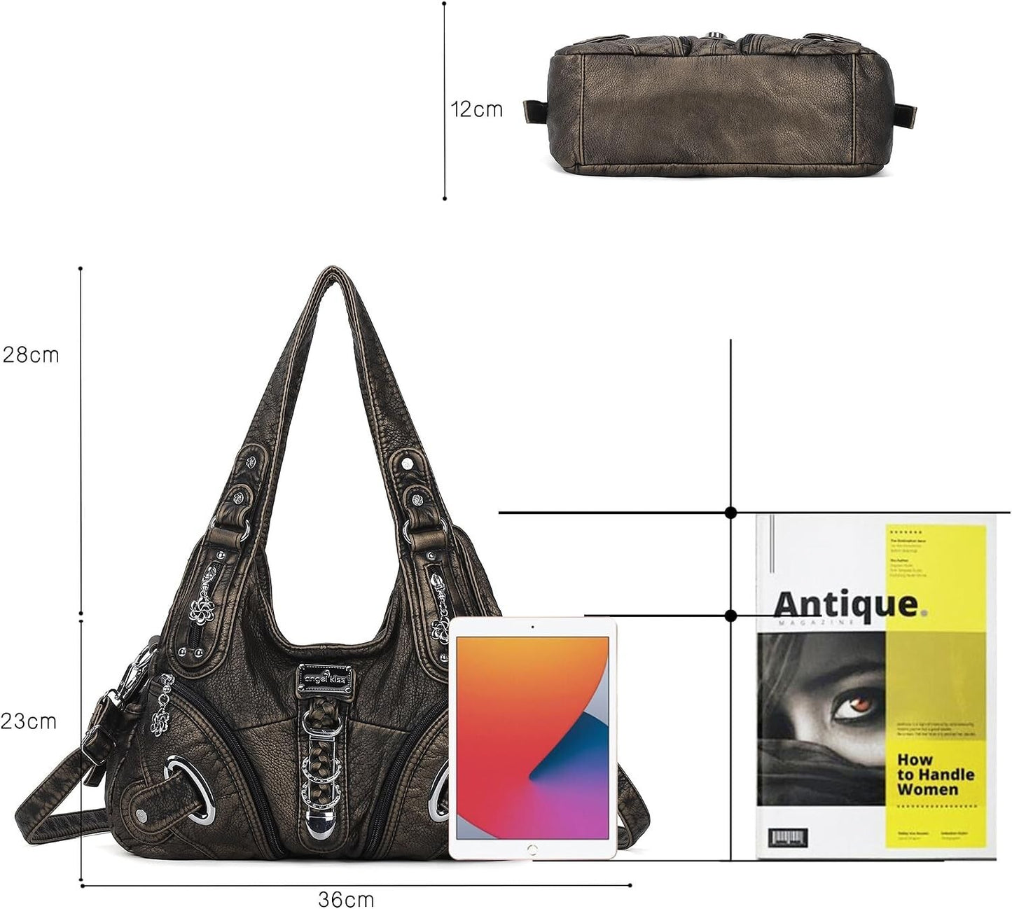 Angelkiss Women's Hobo Handbag Daily Shoulder Bag