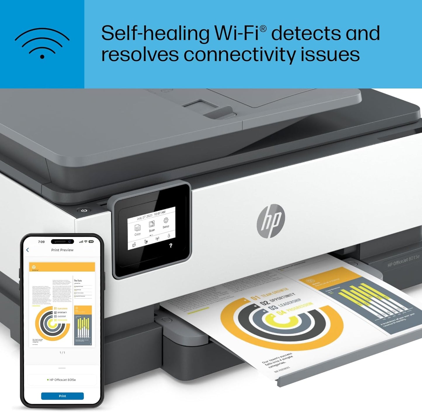 Officejet 8015E Wireless Color Printer