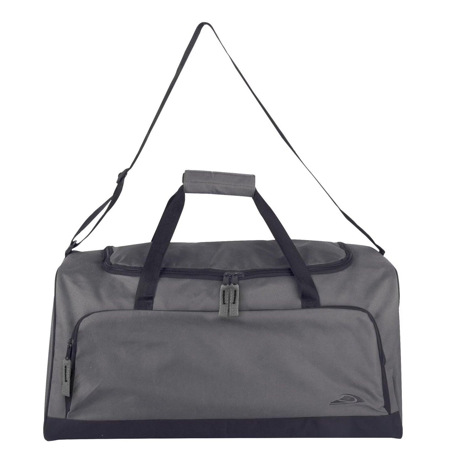 24 Inch Overnight Travel Duffel Bag Charcoal Gray 55L