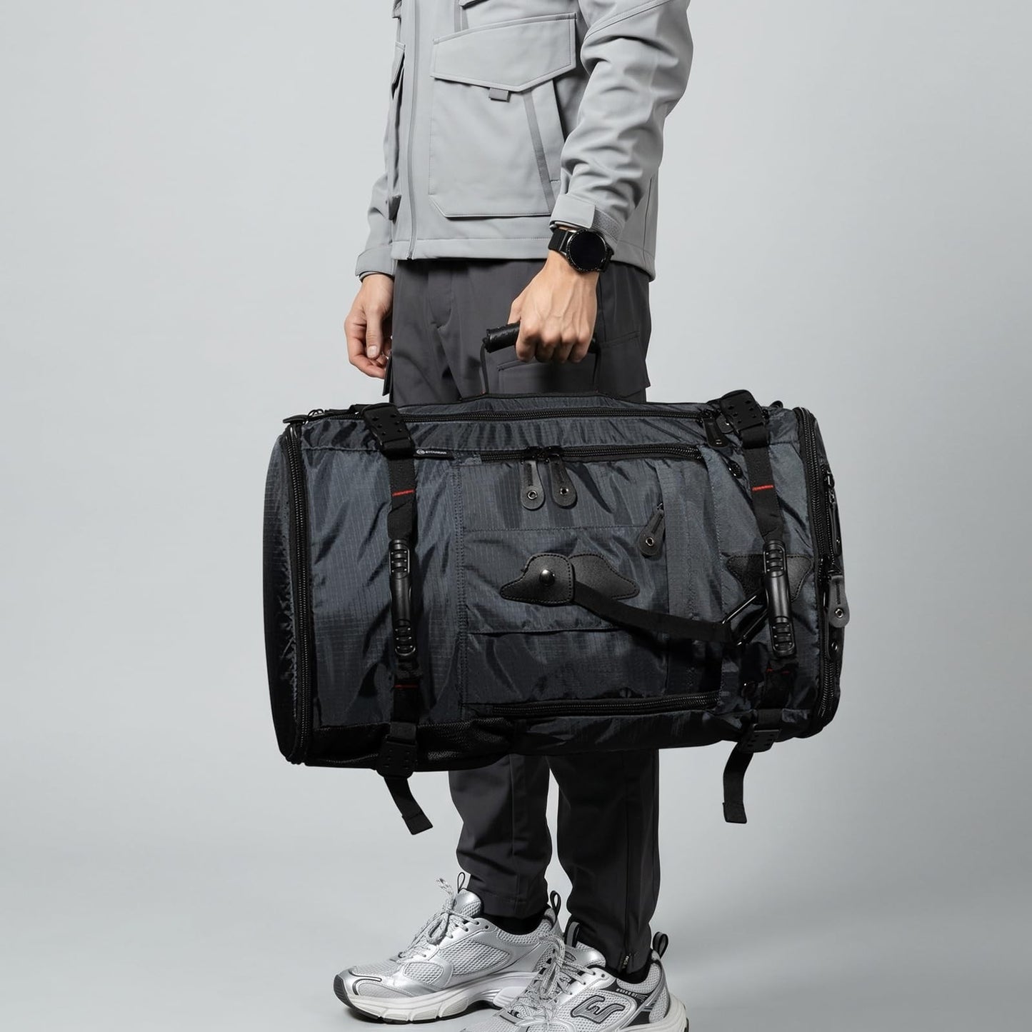 Large Capacity Travel Hiking Sports Backpack Duffle Bag 60L Convertible Laptop B3