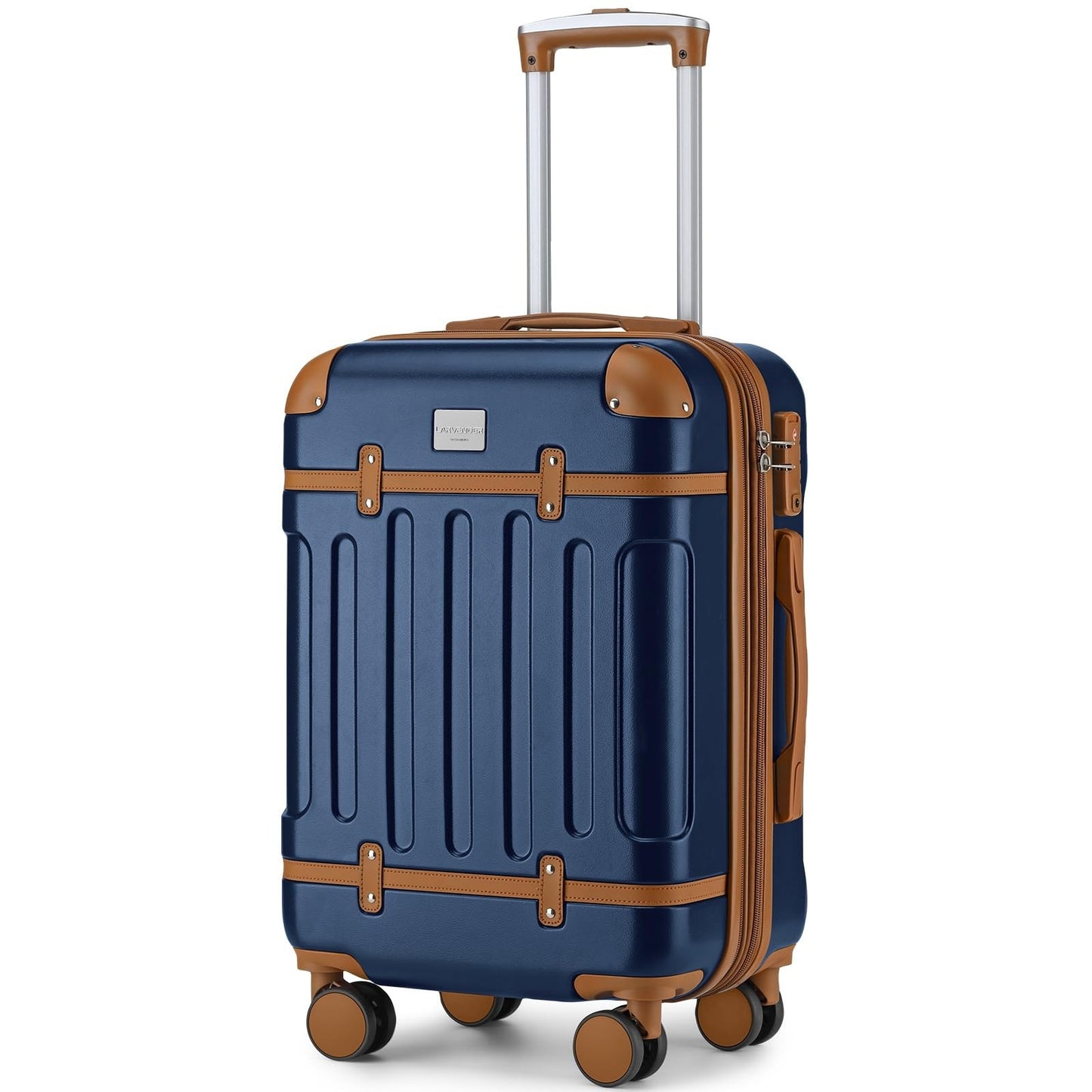 Expandable Carry-On Luggage 22x14x9, Lightweight Hardshell, 360° Spinner Wheels,1