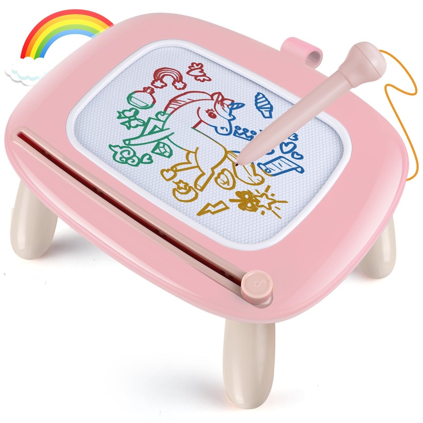 Magnetic Drawing Doodle Board for Toddlers 1-3 Years - Educational Learning Toy,1