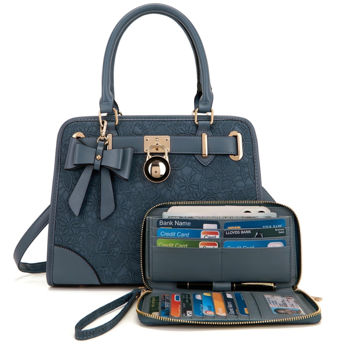 Versatile Women's Handbag - Stylish Tote, Satchel & Shoulder Bag, Wallet Include5
