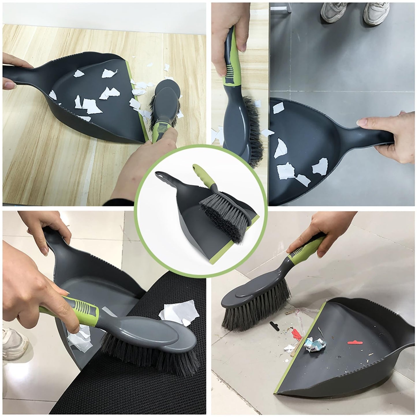 Dustpan and Brush Set - Handheld Broom for Kitchen, Floors, Tables, Pet Cages4