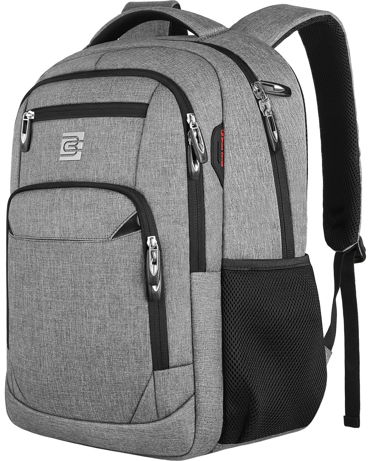 17" Slim Anti Theft Laptop Backpack for Business & College, Water Resistant, Sty0