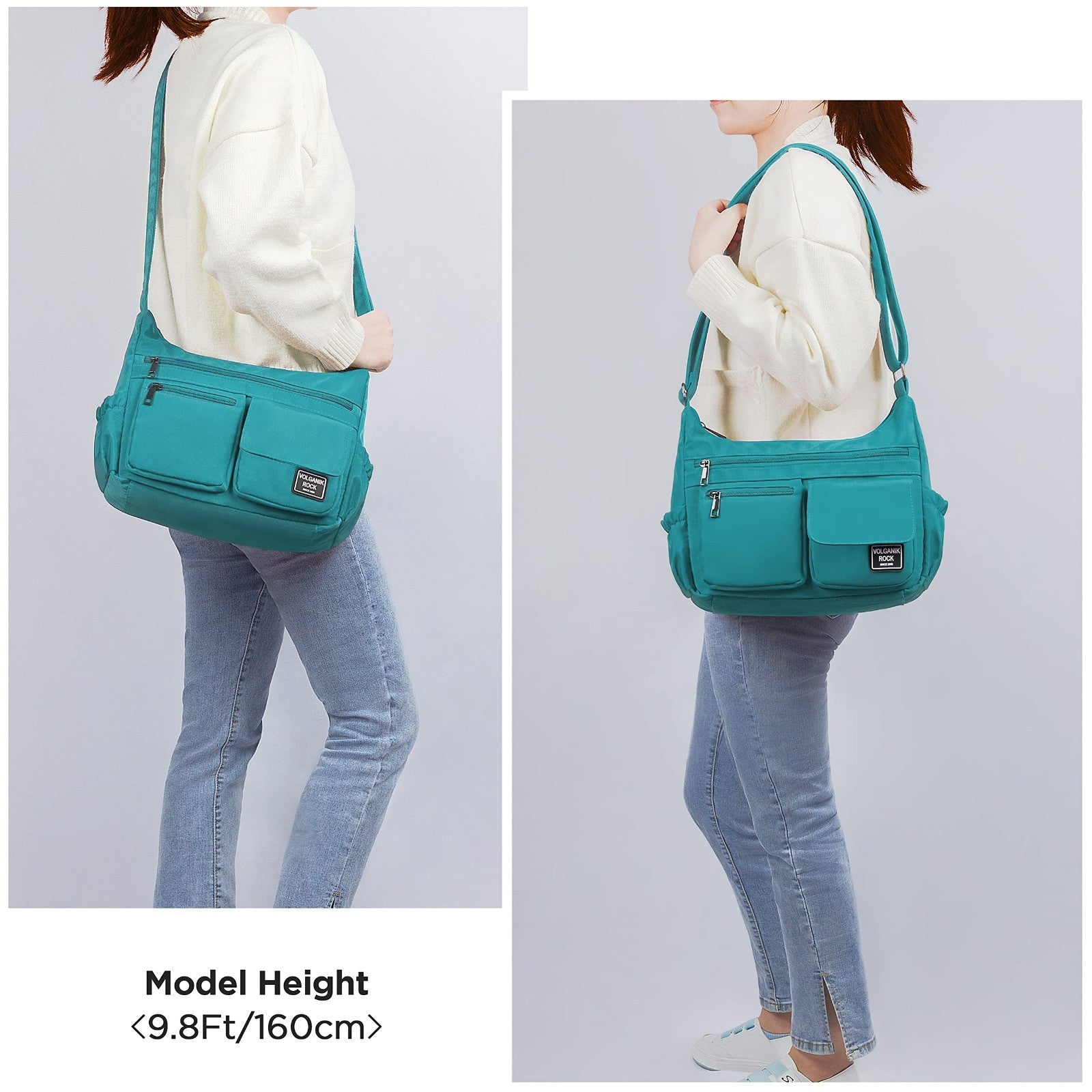 Lightweight Waterproof Crossbody Bag for Women   RFID Travel Shoulder Purse, Nyl2
