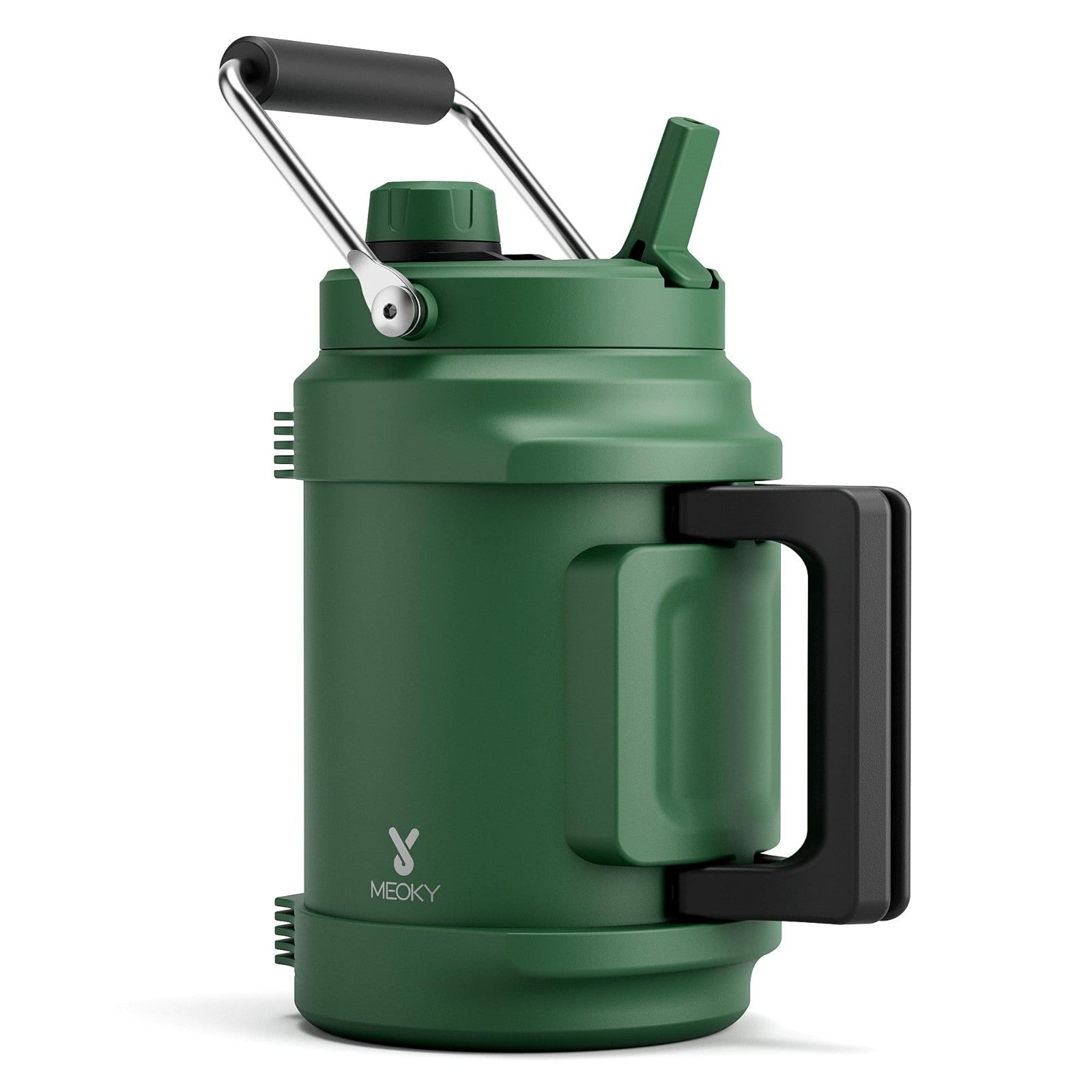 64 oz Insulated Water Bottle - Triple Wall Vacuum Jug, 2-in-1 Lid, Leak Proof, B1