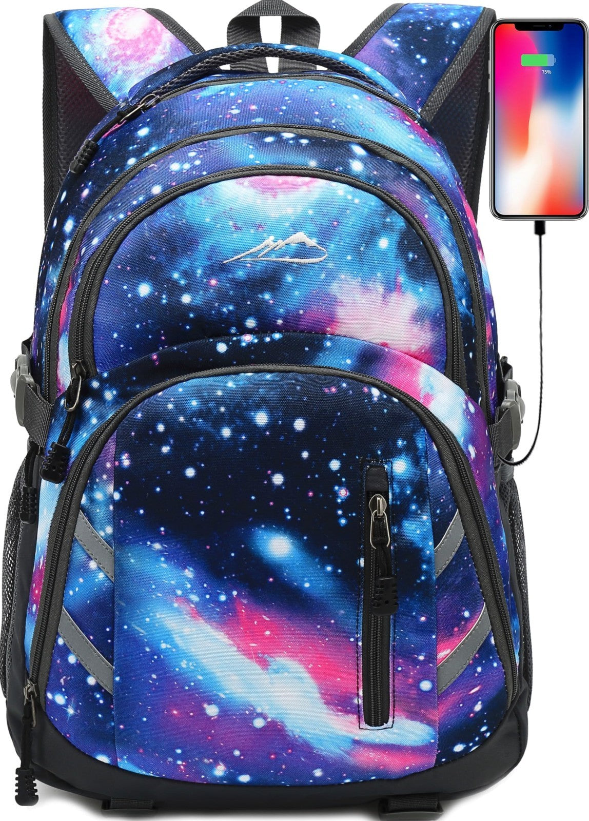 Extra Large Laptop Backpack for College Travel, USB Charging, Anti Theft, Fits 11