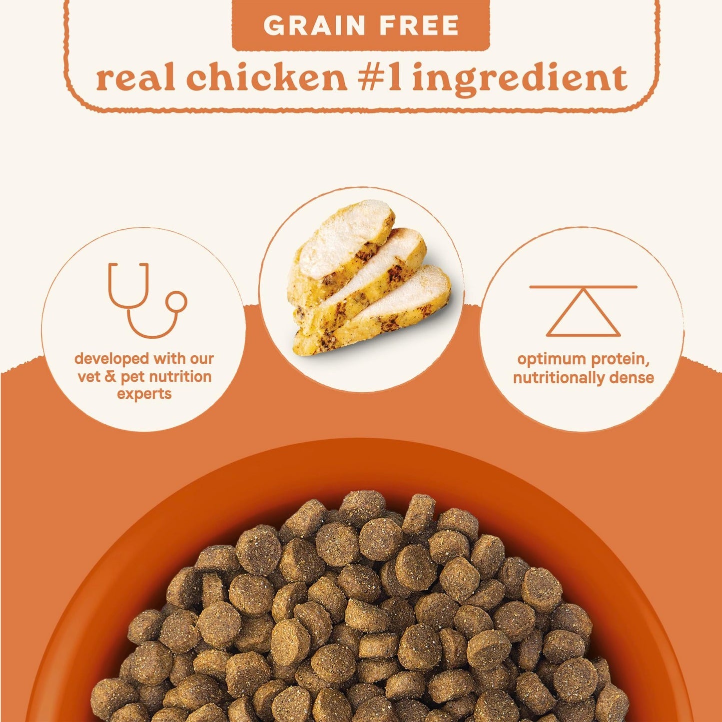 Grain Free Dog Food for All Life Stages, Real Chicken & Potato, 4 lb Bag2