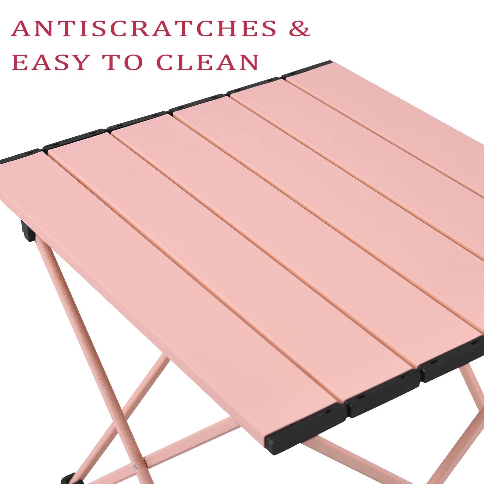 Portable Folding Beach Table - Lightweight Aluminum Top for Outdoor, Picnic, BBQ6