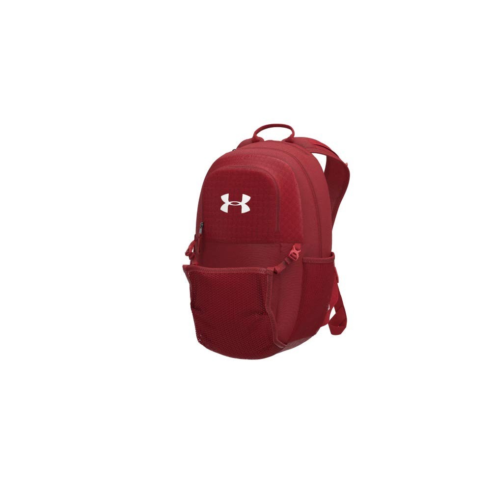 Men's All Sport Backpack, Red & White, One Size Fits All, Durable, Lightweight,4