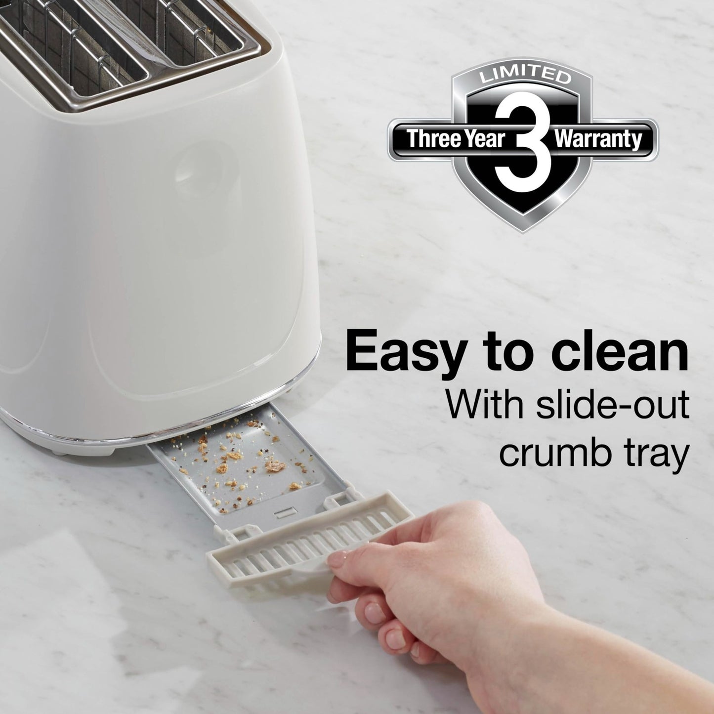 2 Slice Toaster with Bagel & Defrost Functions | 7 Shade Browning Control | Auto6