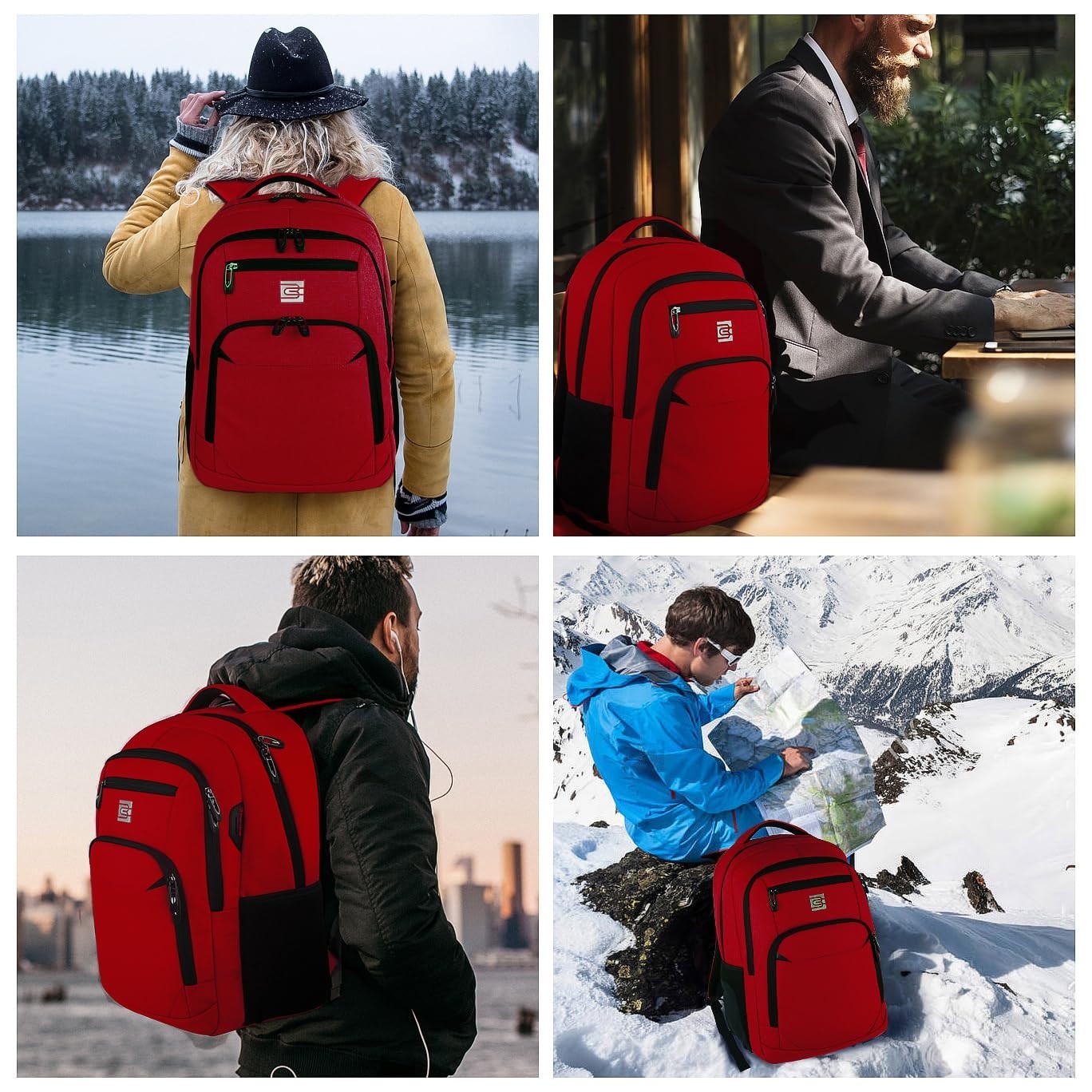 Slim Anti Theft Laptop Backpack for Business Travel & College   Stylish & Durabl6