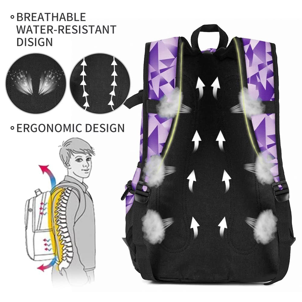 Lightweight School Backpack Travel Bag for Men & Women   College & Travel Use3