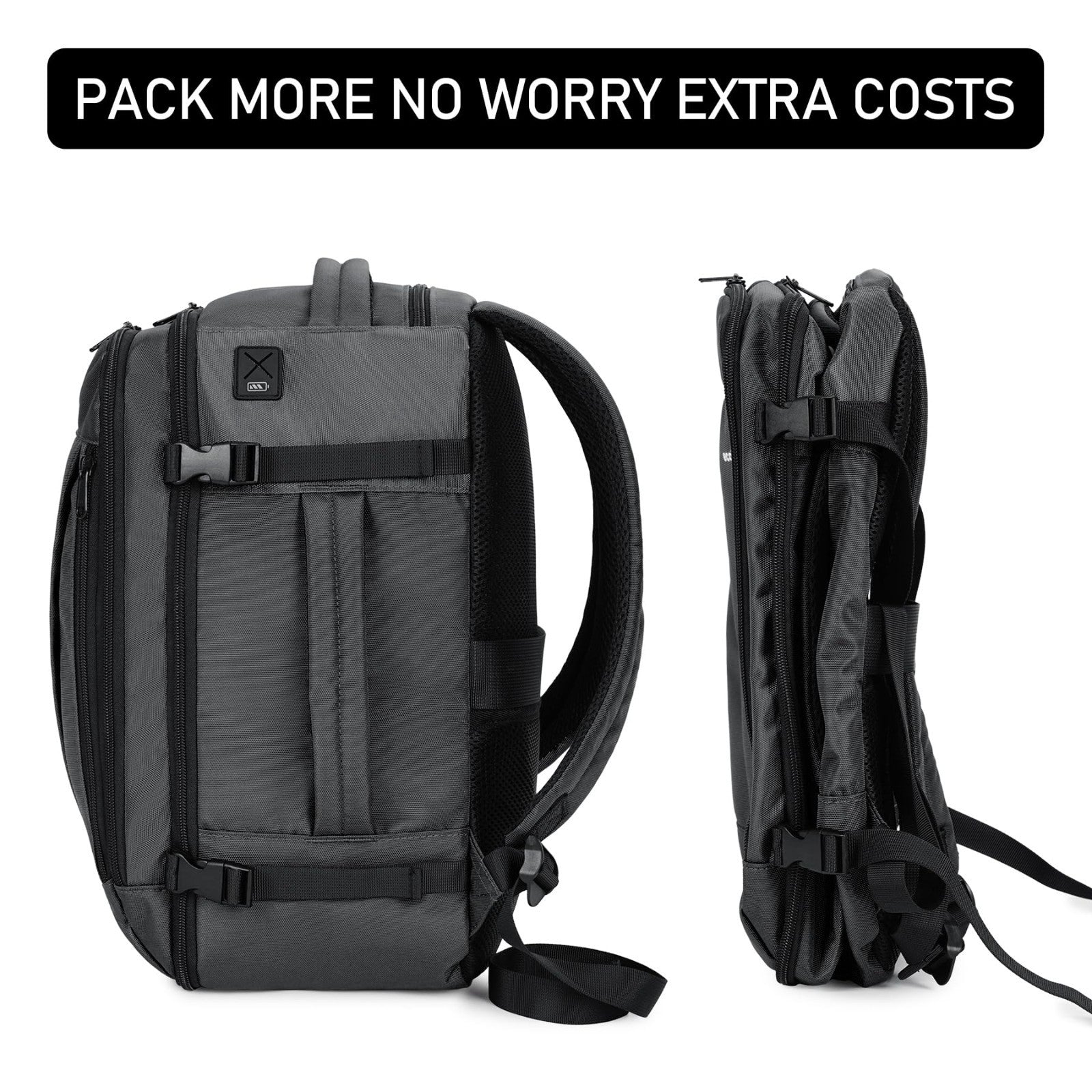 Travel Backpack 18x14x8 Airline Approved Carry On Bag, Waterproof Daypack, 13 Po4