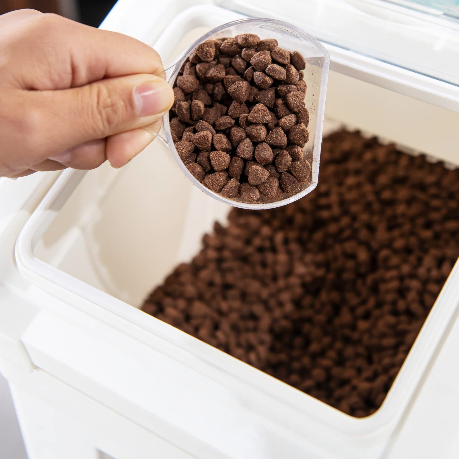 33L Rice Storage Container with Measuring Cup, BPA Free, for Grains & Pet Food7