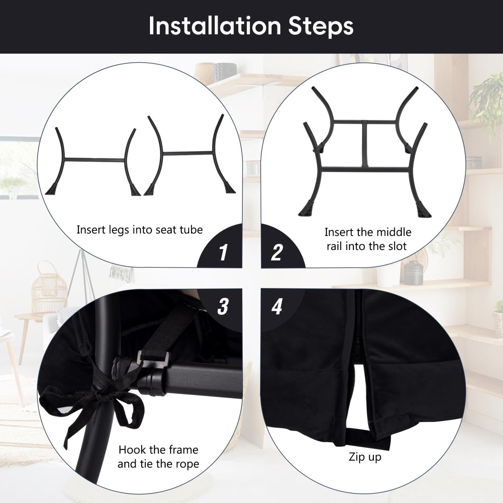 Here’s an optimized eBay title for the product:"Modern Lazy Chair with Folding6