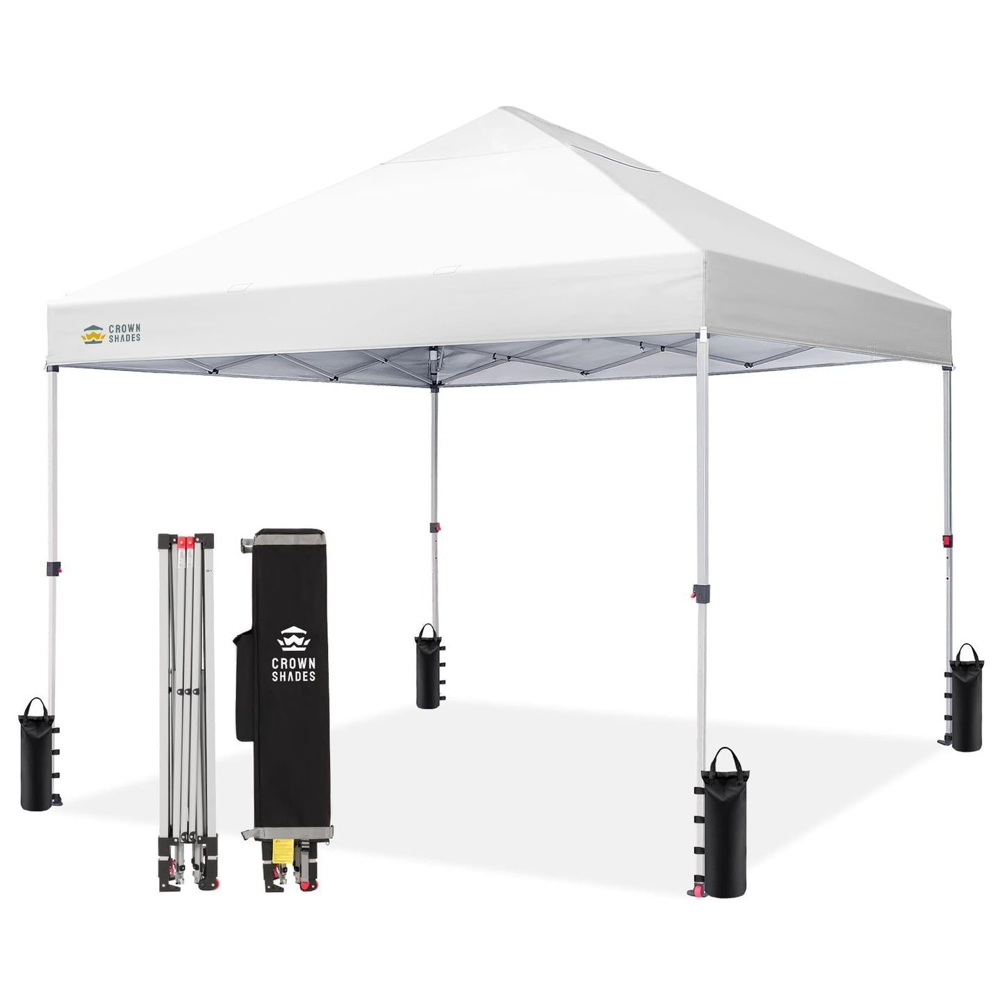 8x8 Pop Up Canopy Tent   One Push Setup, Easy Outdoor Sun Shade for Events, Part1