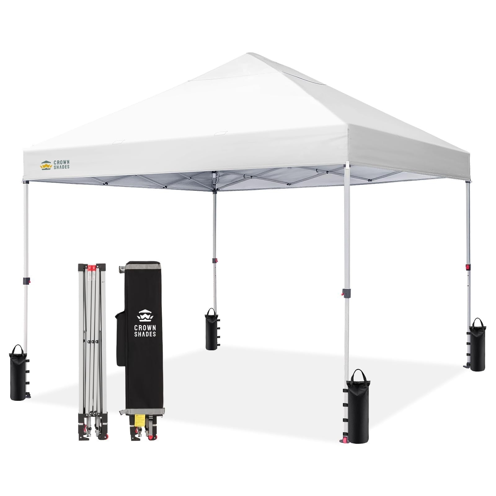 8x8 Pop Up Canopy Tent   One Push Setup, Easy Outdoor Sun Shade for Events, Part1