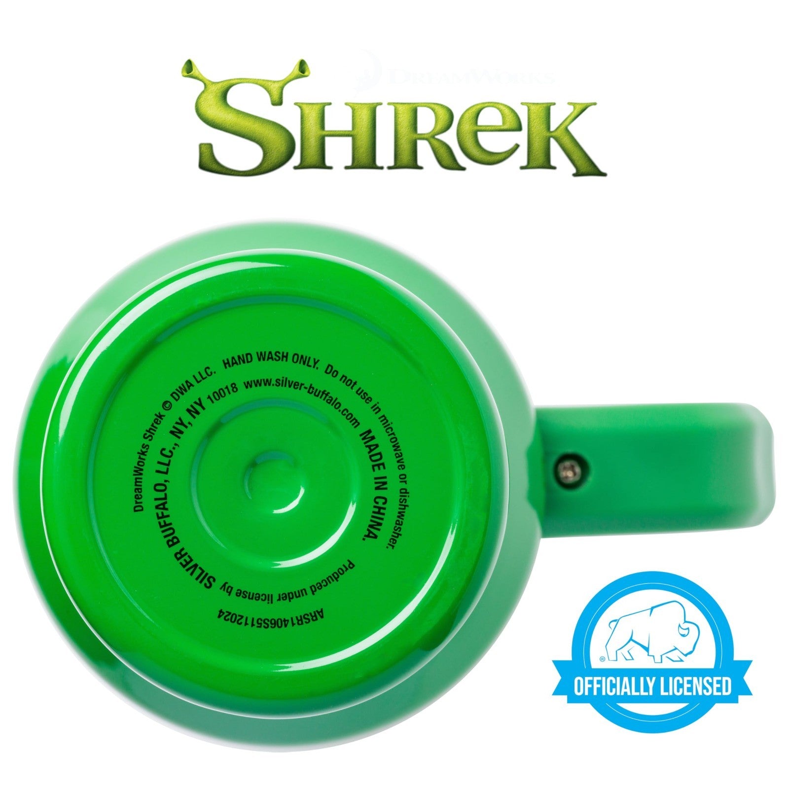 40oz Stainless Steel Tumbler with Handle   Shrek 'Beware Ogre' Design, Fits Cup6