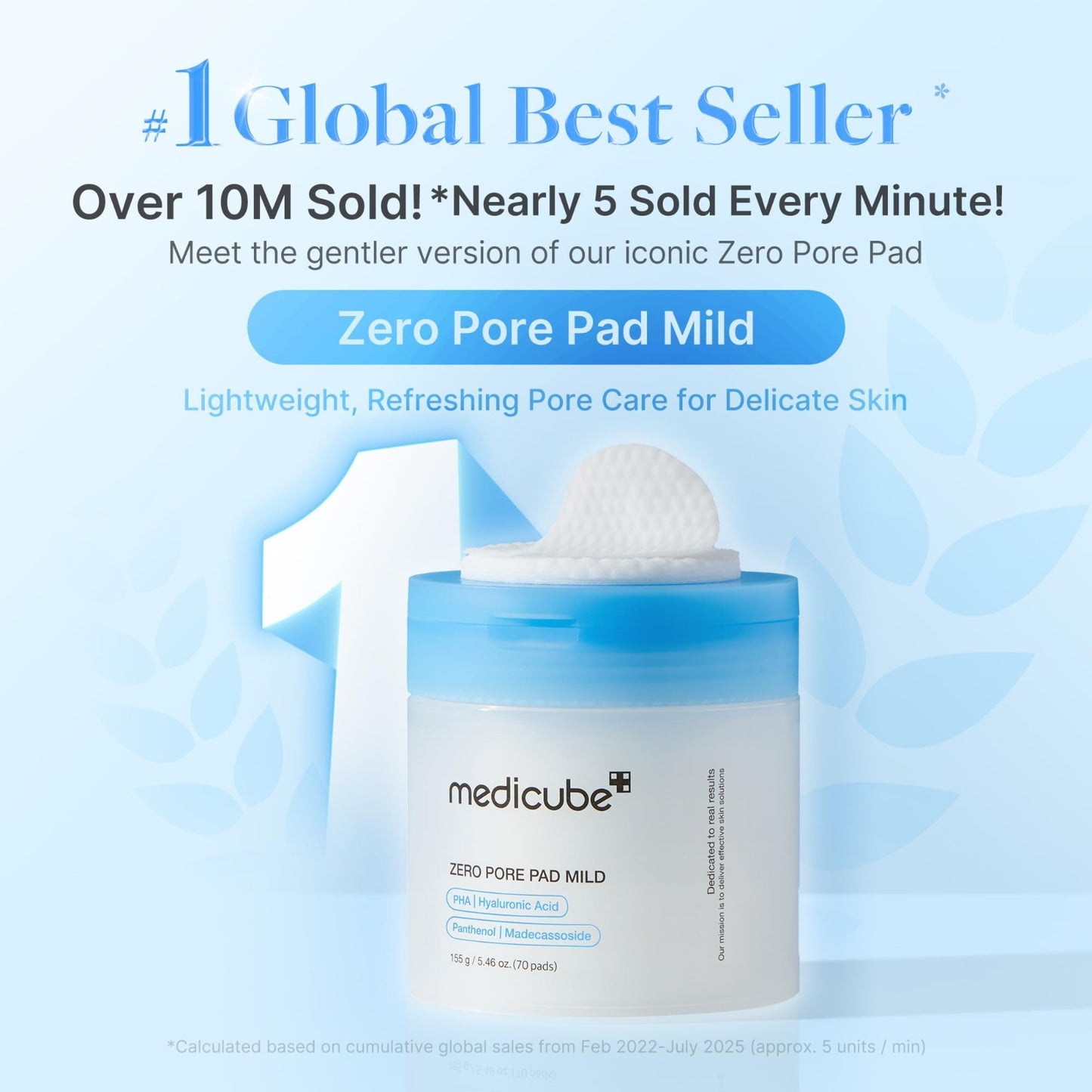 Gentle Exfoliating Toner Pads   Zero Pore Pad Mild 2.0 for Clear Skin Care2