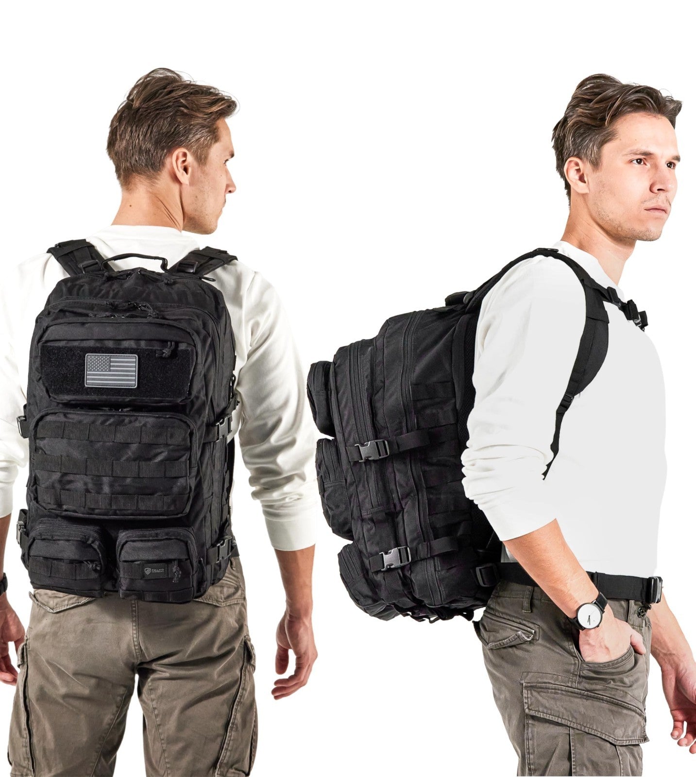 50L Military Molle Rucksack for Men & Women   Durable Bugout Backpack, Outdoor G4