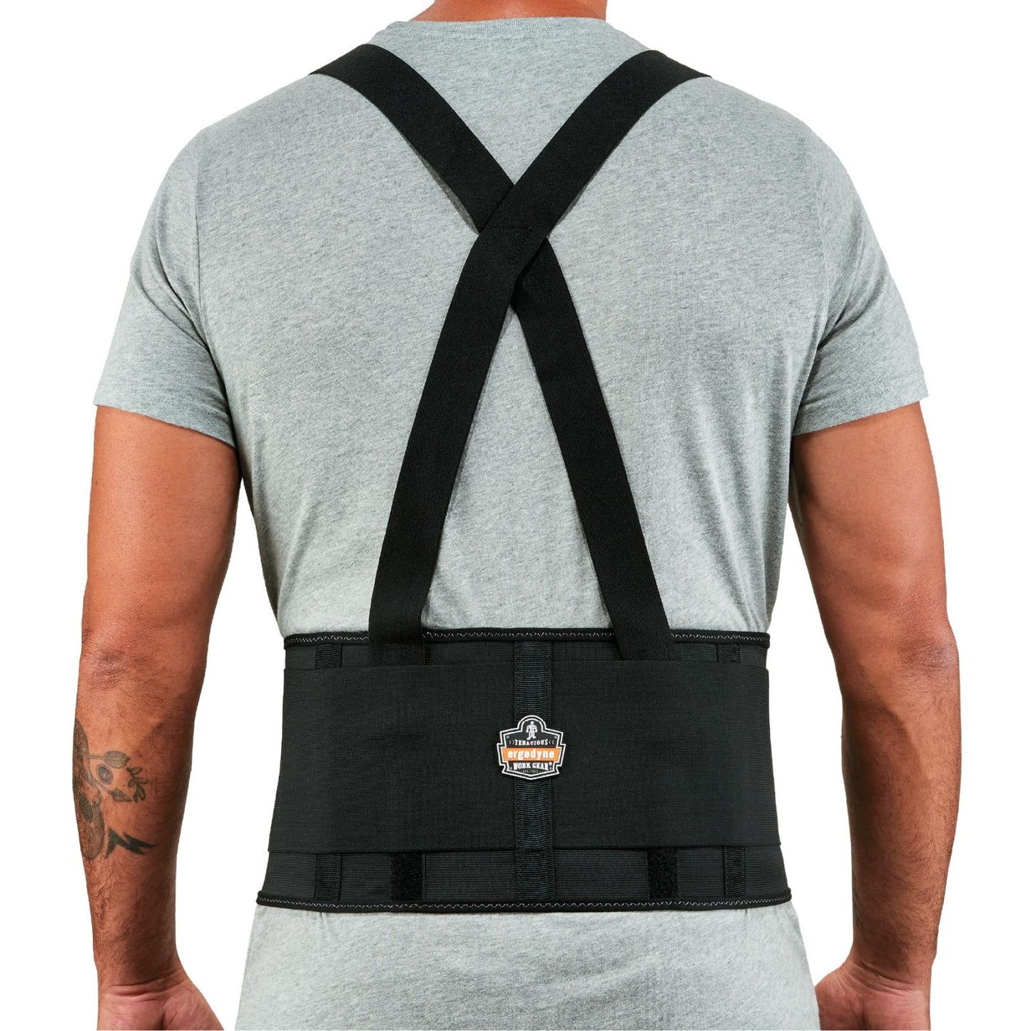 Adjustable Back Support Belt, 7.5" Elastic, Removable Straps, XL Size, Pain Reli1