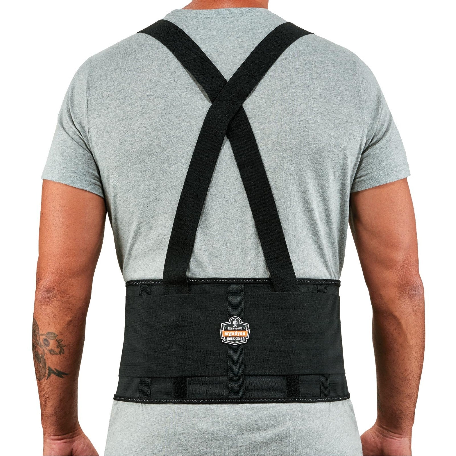Adjustable Back Support Belt, 7.5" Elastic, Removable Straps, XL Size, Pain Reli1