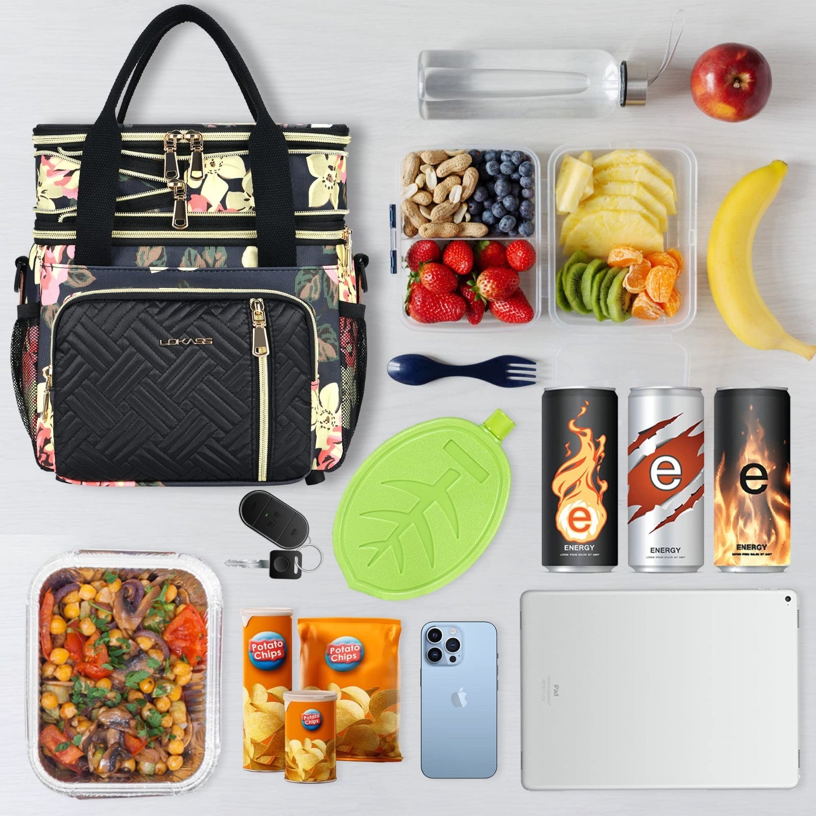 Optimized eBay Title:  "Insulated Lunch Box & Bag for Adults - Large Leakproof2