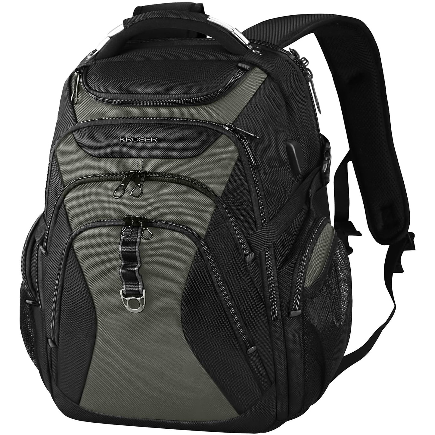 Spacious 18.4" Laptop Backpack for Men & Women   College, Travel, Work, Durable1
