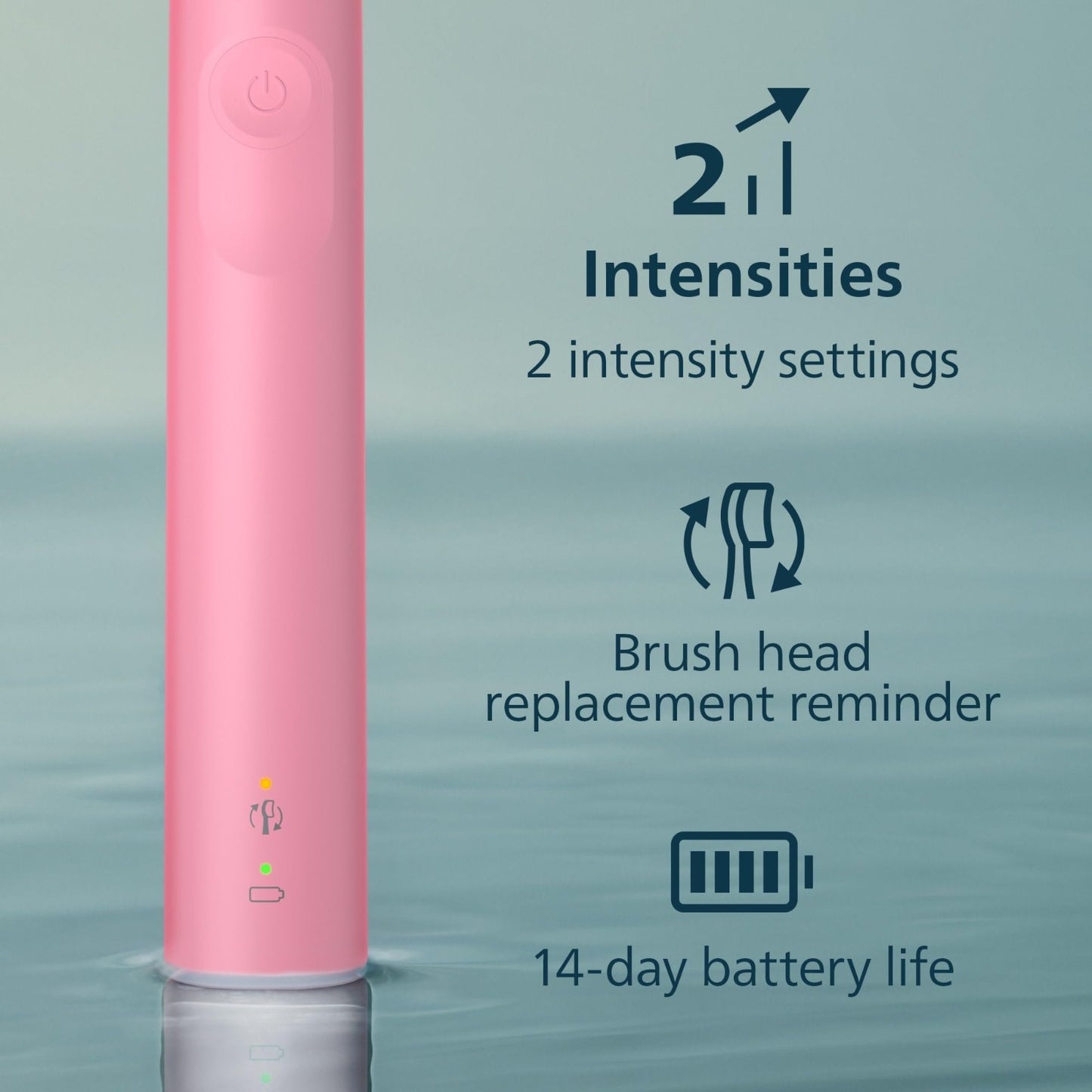 Rechargeable Electric Toothbrush, Deep Pink   700% Plaque Removal, Pressure Sens5