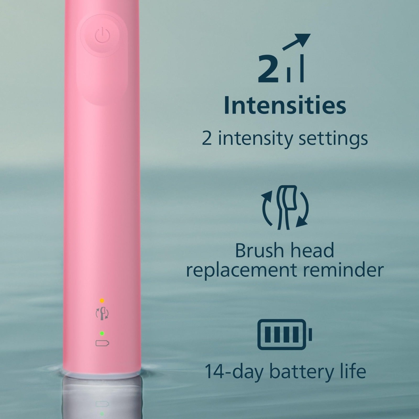 Rechargeable Electric Toothbrush, Deep Pink   700% Plaque Removal, Pressure Sens5
