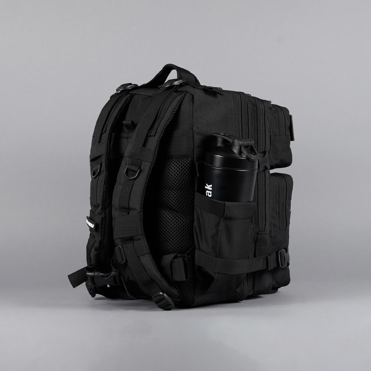 Durable 25L Waterproof Gym Backpack   MOLLE Webbing, Laptop Pocket, 1000D Oxford7