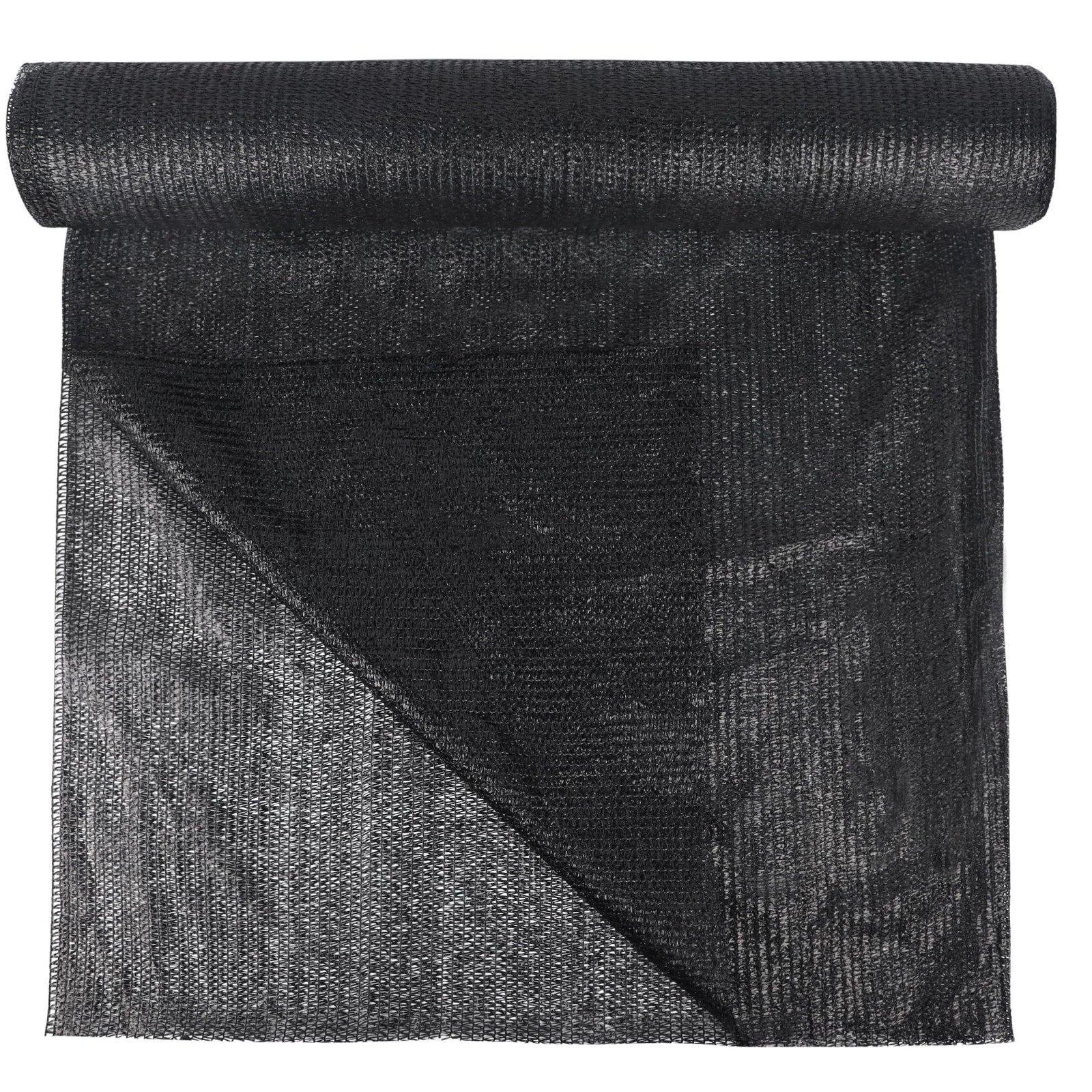 6x120 FT Outdoor Shade Cloth - 50% Black Mesh Tarp, UV Resistant Fabric for Gard1