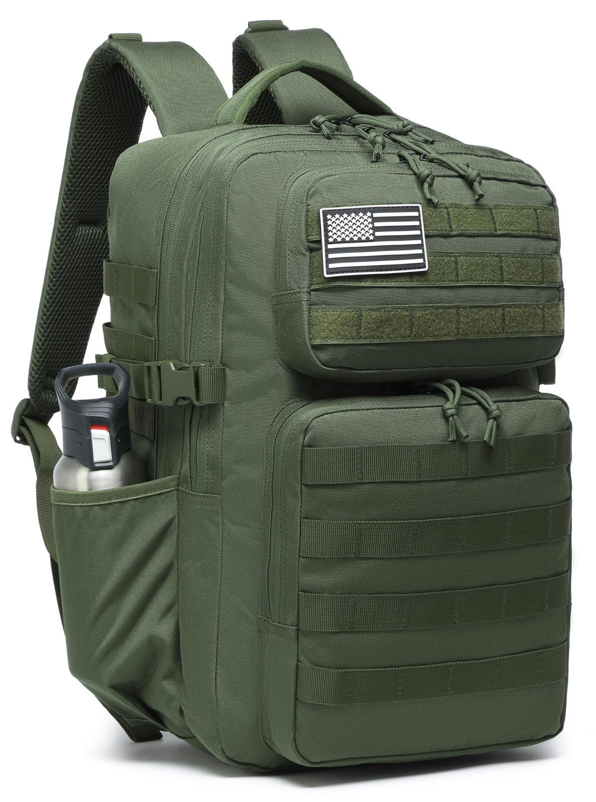 Waterproof Military Tactical Backpack   3 Day Assault Pack, Molle Daypack with W1