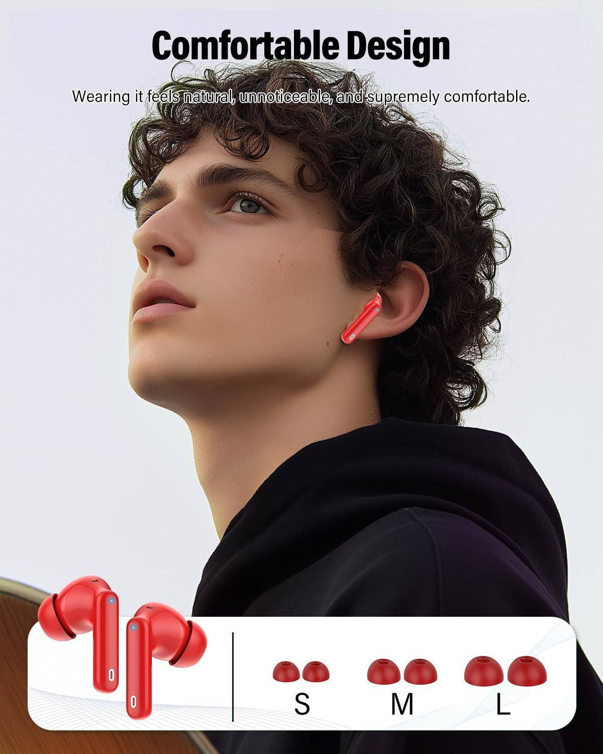 Wireless Bluetooth 5.4 Earbuds, Noise Cancelling, IP7 Waterproof, 36H Playtime,5