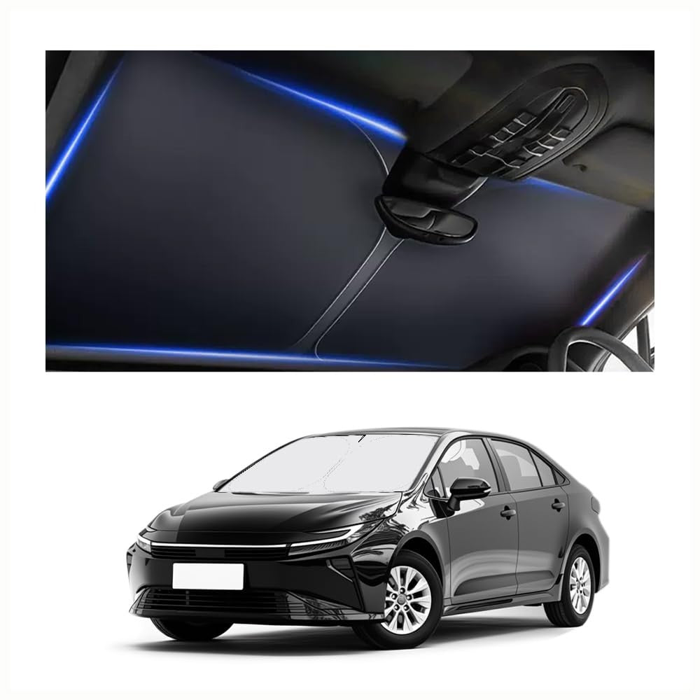 Foldable Car Windshield Sun Shade for Toyota Corolla 2020-2026, Heat Blocking Ox1