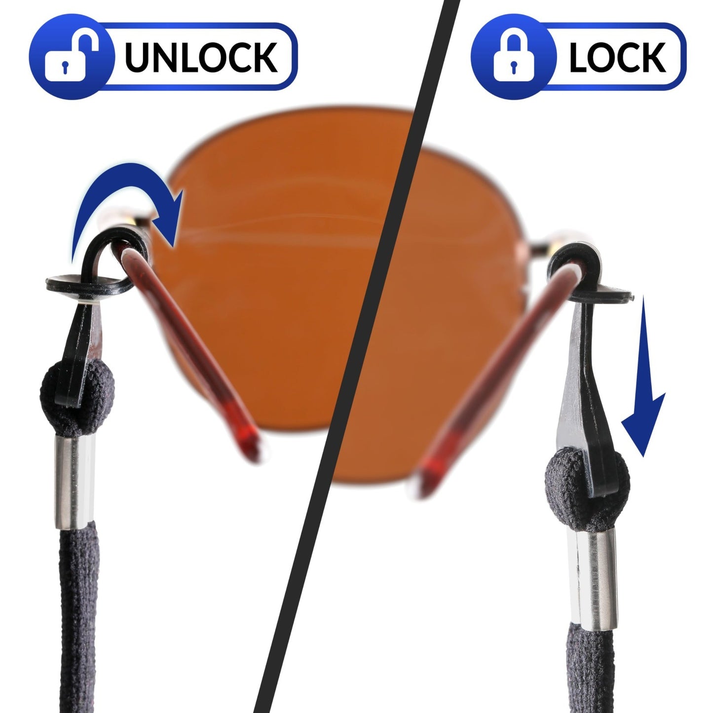 Eyeglass Holder Strap - 4 Pcs Sunglasses Lanyard Cords for Men & Women - Neck Re2