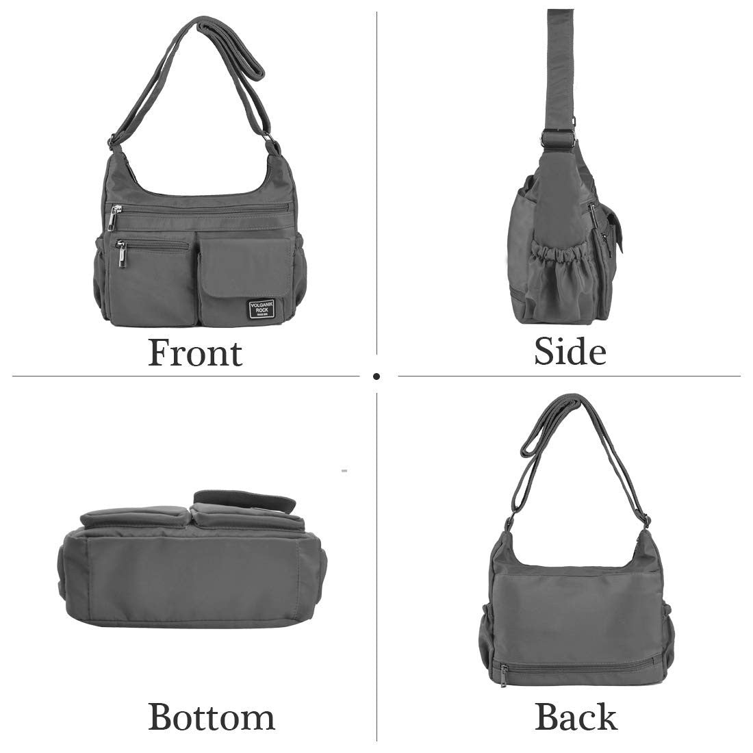 Lightweight Waterproof Crossbody Bag for Women | RFID Travel Shoulder Purse3