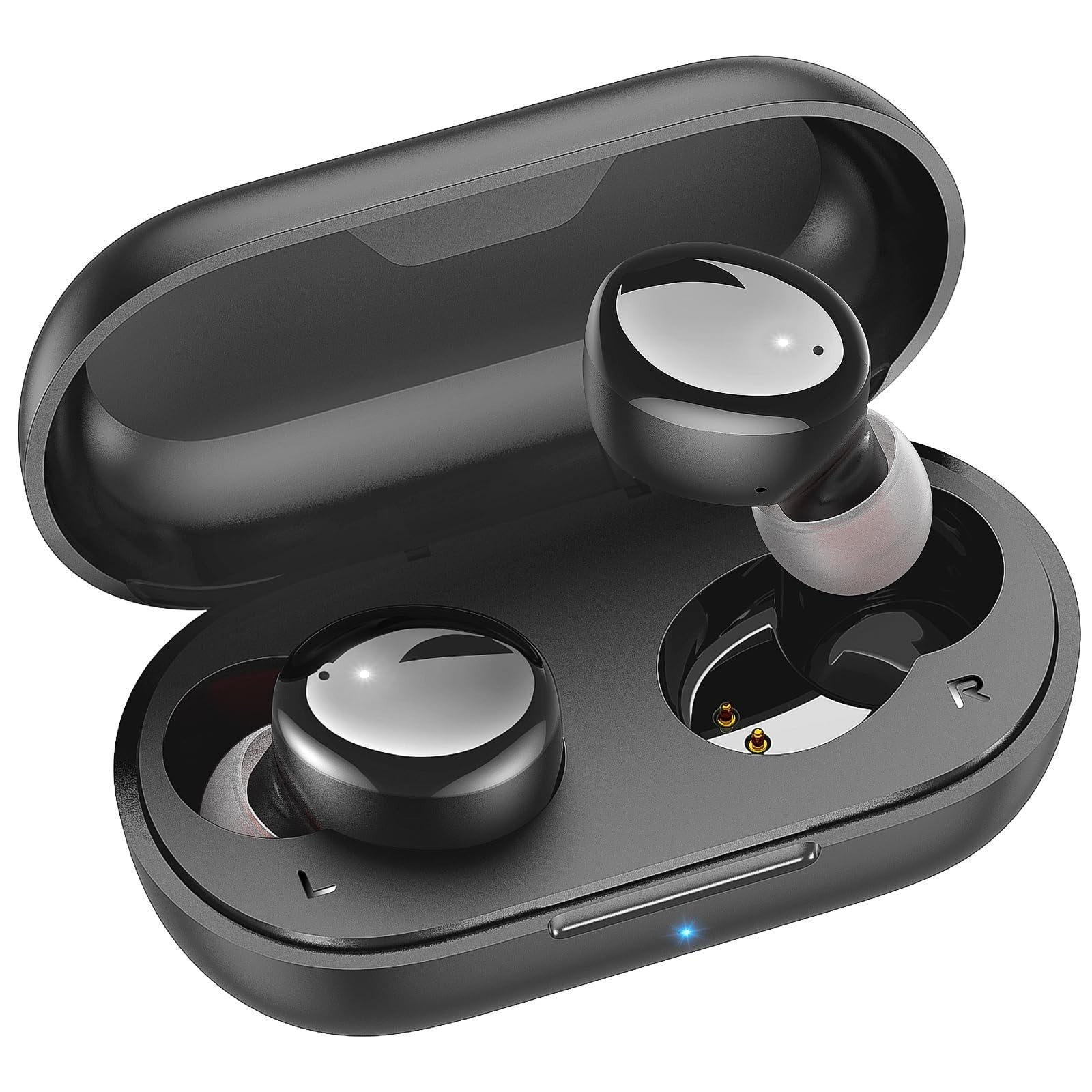 Wireless Earbuds Bluetooth 5.3, Lightweight In Ear Headphones, Premium Sound, Ba0