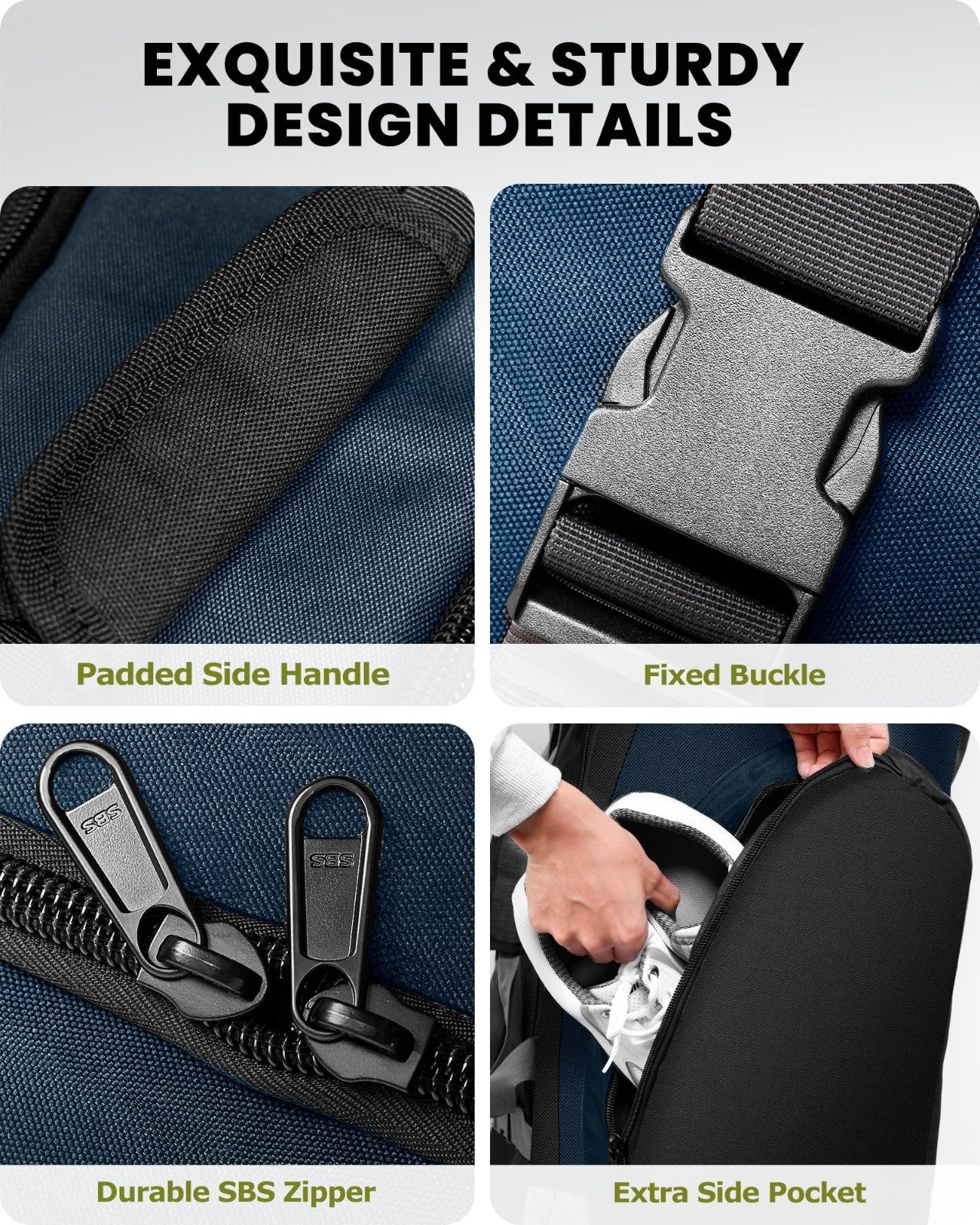 Padded Golf Travel Bag with Reinforced Wheels | Waterproof 900D Oxford Fabric, S5