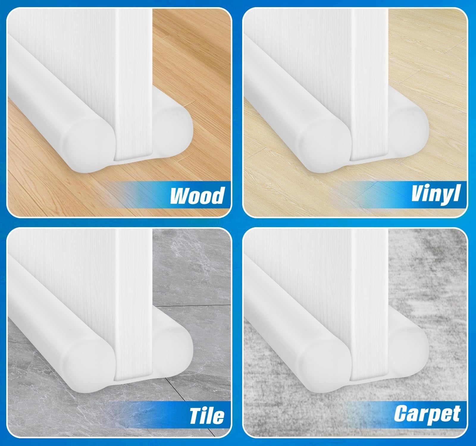 Under Door Draft Stopper   Cold Air Blocker, Adjustable 30" 36" Gap Filler, Weat7