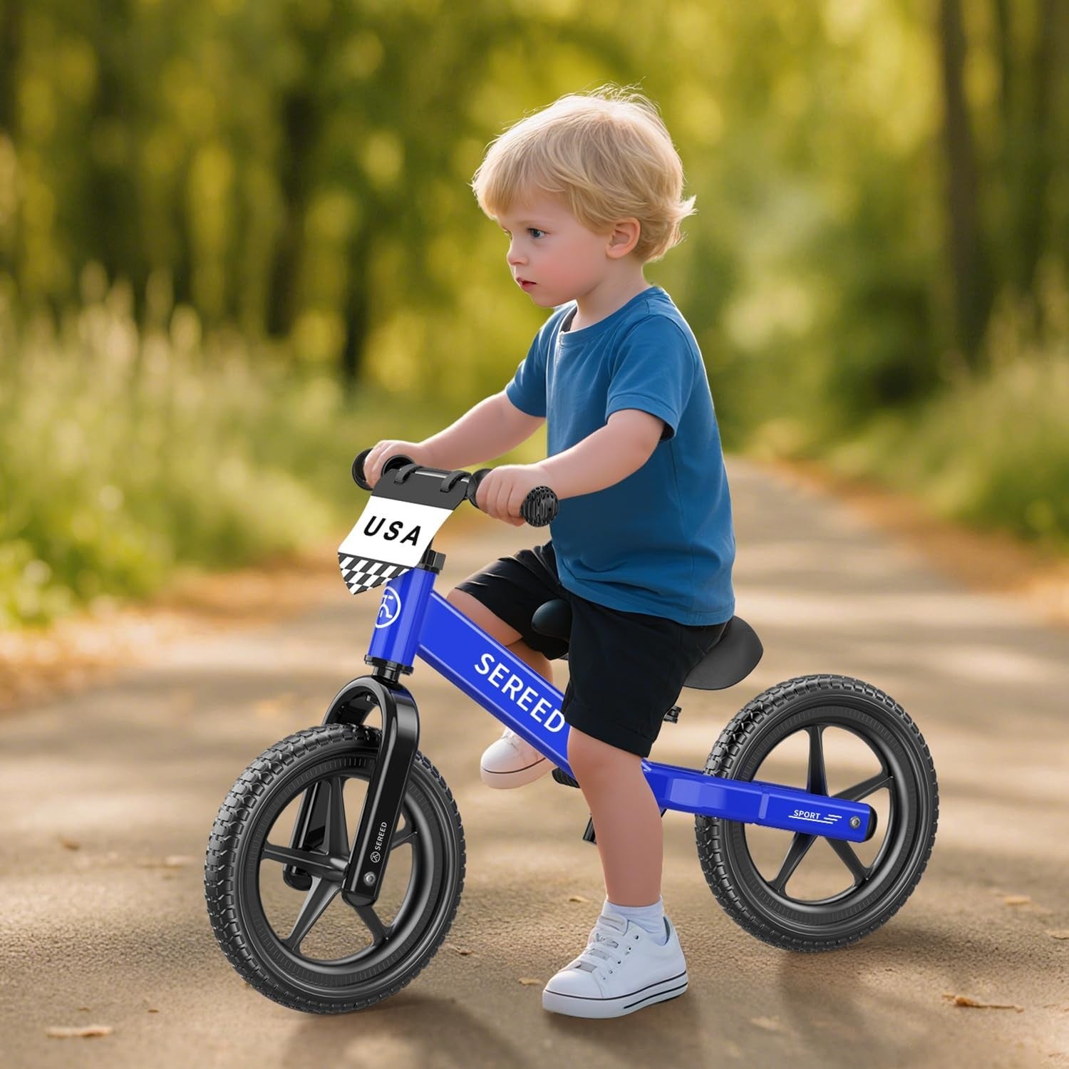 No Pedal Toddler Balance Bike for Ages 2 5, Adjustable, Custom Stickers, Gift Id8