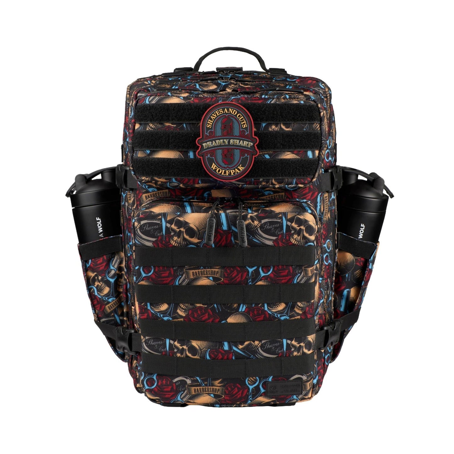 Durable 45L Waterproof Gym Backpack   1000D Oxford, MOLLE Webbing, Laptop Pocket1
