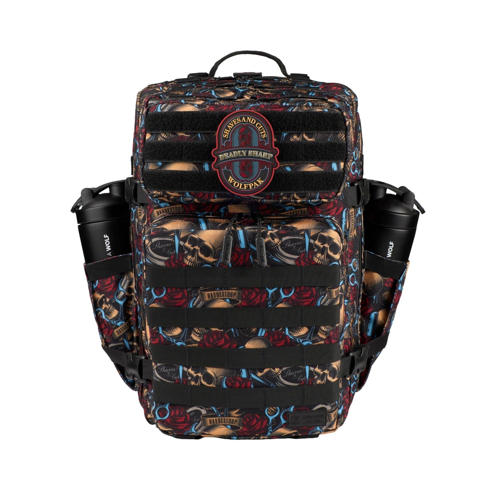 Durable 45L Waterproof Gym Backpack   1000D Oxford, MOLLE Webbing, Laptop Pocket1