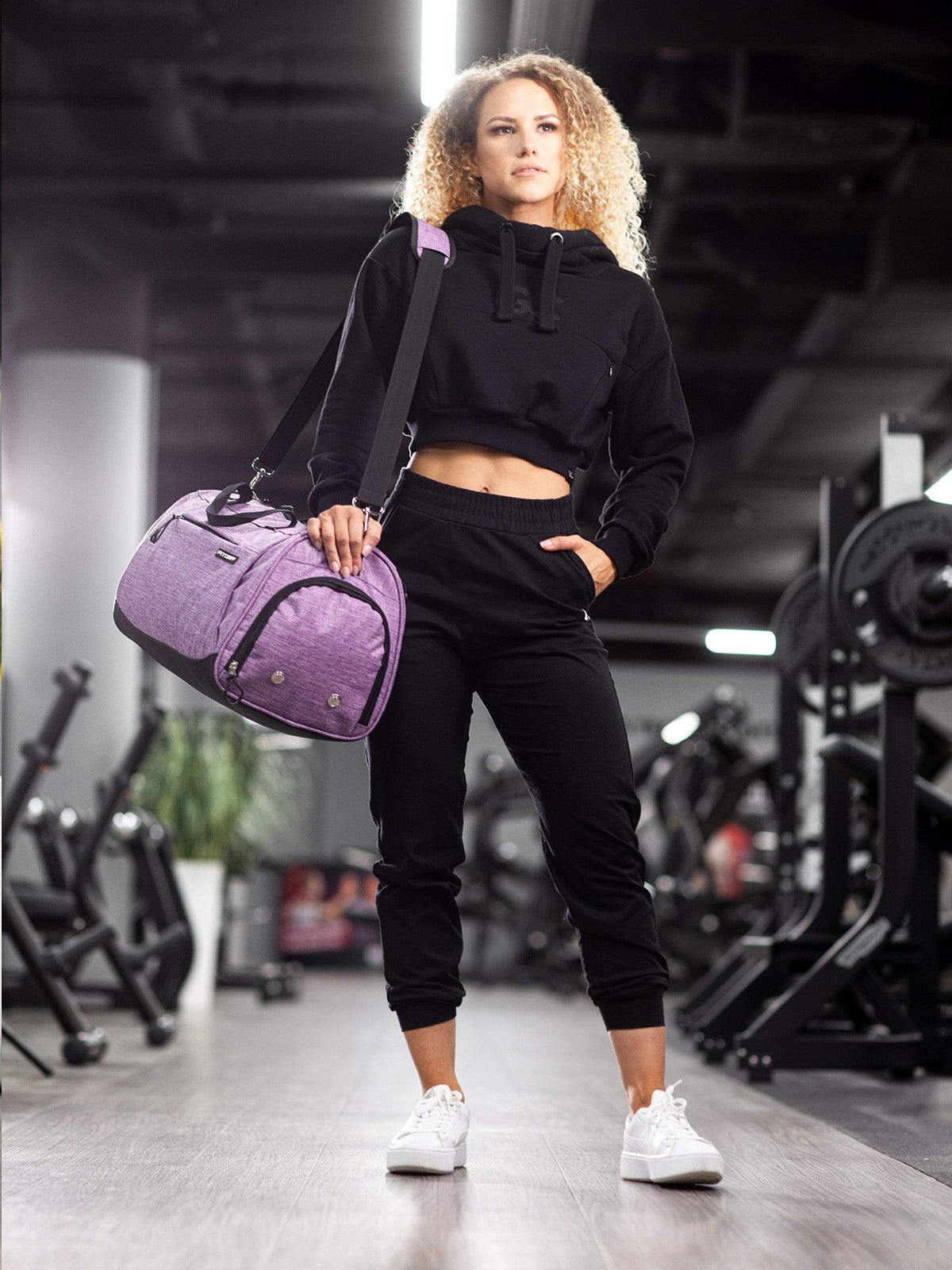 Versatile Gym Duffle Bag with Shoe & Wet Compartment - Ideal for Travel, Sports,4